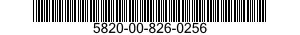 5820-00-826-0256  5820008260256 008260256
