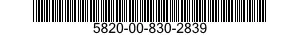5820-00-830-2839  5820008302839 008302839