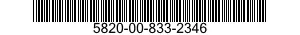 5820-00-833-2346  5820008332346 008332346