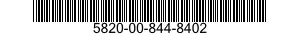 5820-00-844-8402  5820008448402 008448402