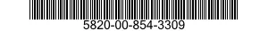 5820-00-854-3309  5820008543309 008543309