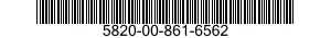 5820-00-861-6562  5820008616562 008616562