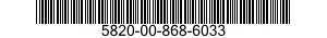 5820-00-868-6033  5820008686033 008686033