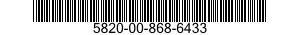 5820-00-868-6433  5820008686433 008686433