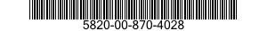 5820-00-870-4028  5820008704028 008704028