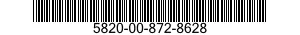 5820-00-872-8628  5820008728628 008728628