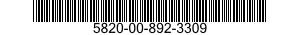 5820-00-892-3309  5820008923309 008923309