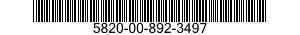 5820-00-892-3497  5820008923497 008923497