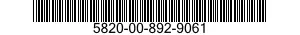 5820-00-892-9061  5820008929061 008929061