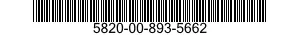5820-00-893-5662  5820008935662 008935662