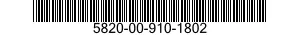 5820-00-910-1802  5820009101802 009101802