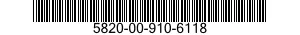 5820-00-910-6118  5820009106118 009106118