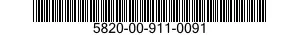 5820-00-911-0091  5820009110091 009110091