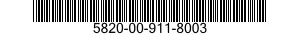 5820-00-911-8003 RADIO SET 5820009118003 009118003