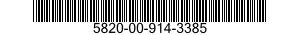5820-00-914-3385  5820009143385 009143385