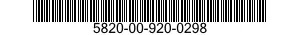 5820-00-920-0298  5820009200298 009200298