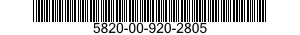 5820-00-920-2805  5820009202805 009202805