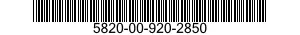 5820-00-920-2850  5820009202850 009202850