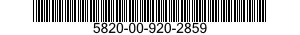 5820-00-920-2859  5820009202859 009202859
