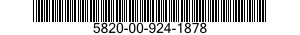 5820-00-924-1878  5820009241878 009241878