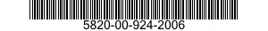 5820-00-924-2006  5820009242006 009242006
