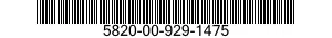 5820-00-929-1475  5820009291475 009291475