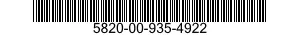5820-00-935-4922  5820009354922 009354922