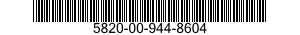 5820-00-944-8604  5820009448604 009448604
