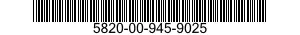 5820-00-945-9025  5820009459025 009459025