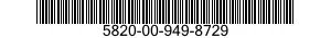 5820-00-949-8729  5820009498729 009498729
