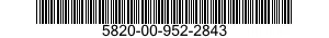 5820-00-952-2843  5820009522843 009522843