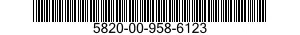 5820-00-958-6123  5820009586123 009586123