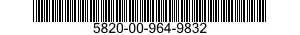 5820-00-964-9832  5820009649832 009649832