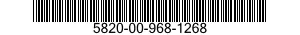 5820-00-968-1268  5820009681268 009681268