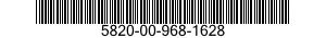 5820-00-968-1628  5820009681628 009681628