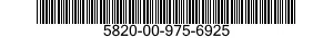 5820-00-975-6925  5820009756925 009756925