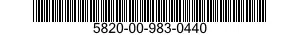 5820-00-983-0440  5820009830440 009830440