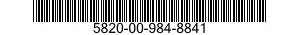 5820-00-984-8841  5820009848841 009848841