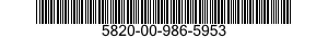 5820-00-986-5953  5820009865953 009865953