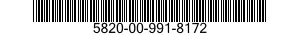 5820-00-991-8172  5820009918172 009918172