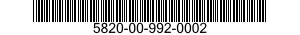5820-00-992-0002  5820009920002 009920002
