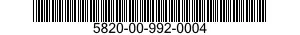 5820-00-992-0004  5820009920004 009920004