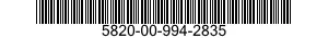 5820-00-994-2835  5820009942835 009942835