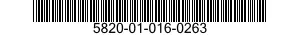 5820-01-016-0263  5820010160263 010160263