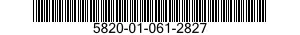 5820-01-061-2827 TRANSMITTER,RADIO 5820010612827 010612827