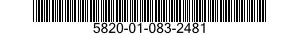 5820-01-083-2481  5820010832481 010832481