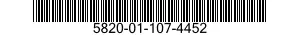 5820-01-107-4452 RADIO SET 5820011074452 011074452