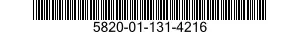 5820-01-131-4216 RECEIVER,RADIO 5820011314216 011314216