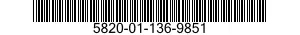 5820-01-136-9851 TRANSMITTER ASSEMBLY,RADIO 5820011369851 011369851