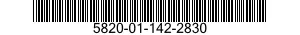 5820-01-142-2830 RECEIVER,TELEVISION 5820011422830 011422830